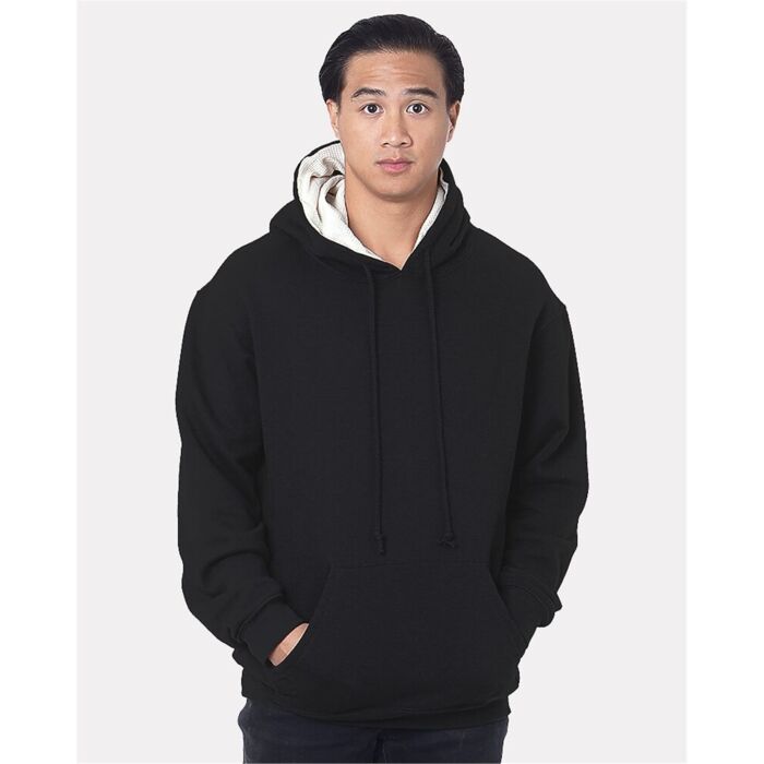 Unisex USA-Made Super Heavy Thermal Lined Hooded Sweatshirt Thumbnail