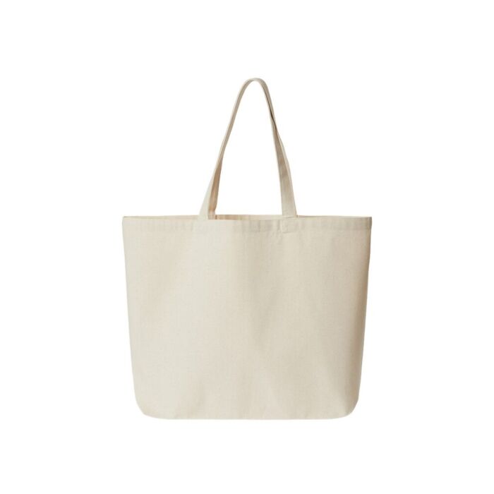 Jumbo Recycled Midweight Gusseted Canvas Tote Thumbnail