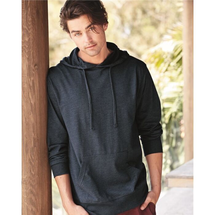 Independent Trading Co. Unisex Lightweight Hooded Pullover T-Shirt SS150J Unisex Lightweight Hooded Pullover T-Shirt Thumbnail