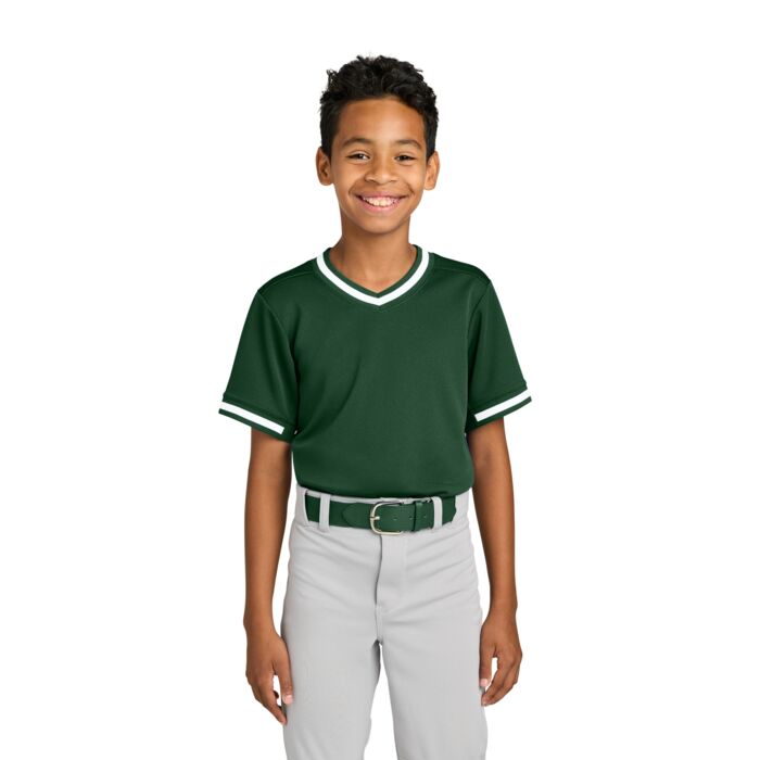 Youth Tough Mesh V Neck Baseball Jersey Thumbnail