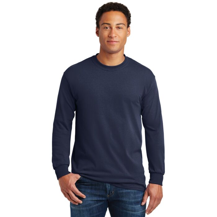 Heavy Cotton 100% Cotton Long Sleeve T Shirt Thumbnail