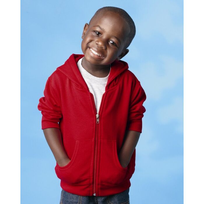 Rabbit Skins Toddler Full-Zip Fleece Hoodie Sweatshirt 3346 Toddler Full-Zip Fleece Hoodie Sweatshirt Thumbnail
