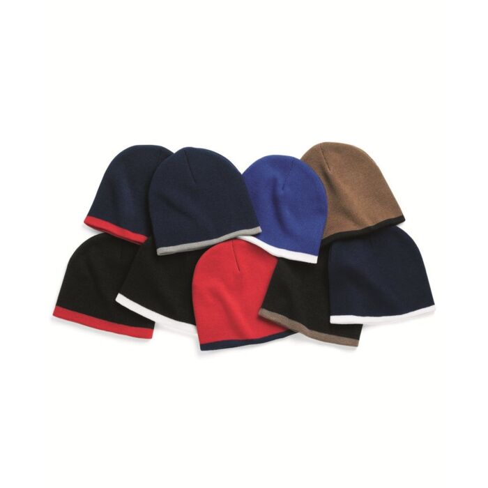 Sportsman 8" Bottom-Striped Beanie SP09 8" Bottom-Striped Beanie Thumbnail