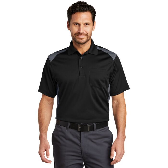 Select Snag Proof Two Way Colorblock Pocket Polo Thumbnail