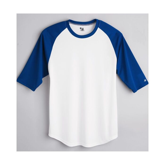 Youth B-Core Three-Quarter Sleeve Baseball T-Shirt Thumbnail
