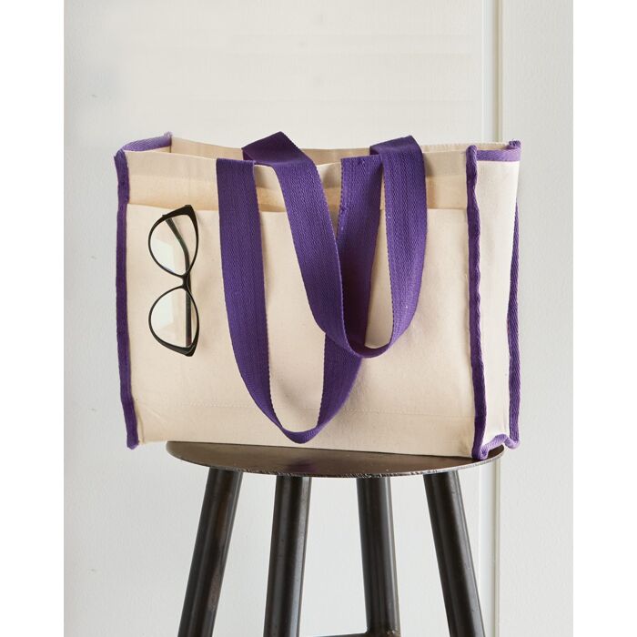 14L Tote with Contrast-Color Handles Thumbnail