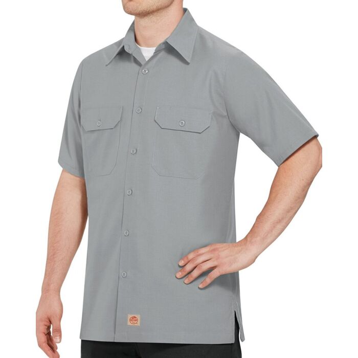Men's Tall Ripstop Short Sleeve Work Shirt Thumbnail