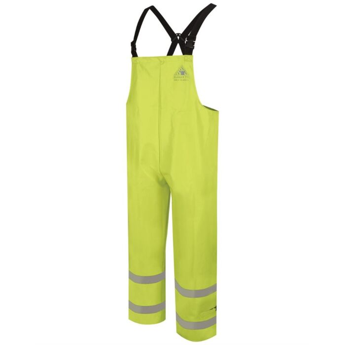 Men's Hi-Visibility Flame-Resitant Rain Bib Overall - 13 oz. Thumbnail