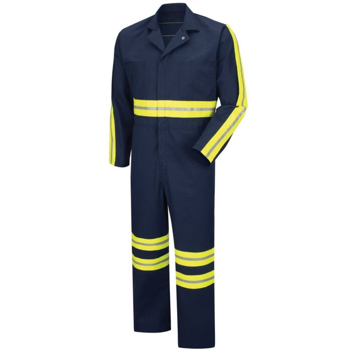 Men's Extended Sizes Twill Action Back Coverall Thumbnail