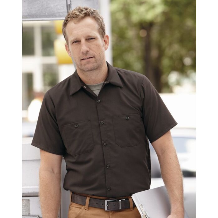 Industrial Short Sleeve Work Shirt Thumbnail