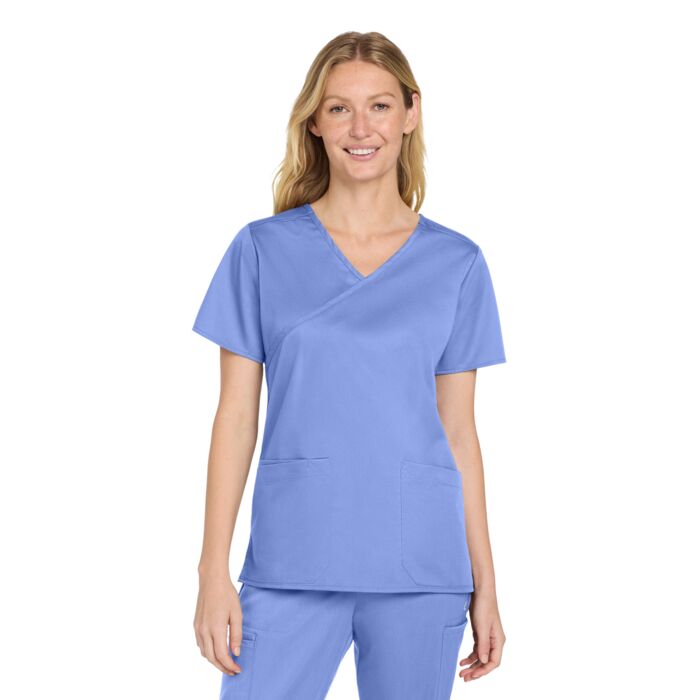 Women's WorkFlex ™ Mock Wrap Top Thumbnail