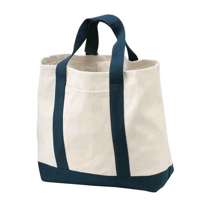 Ideal Twill Two Tone Shopping Tote Thumbnail
