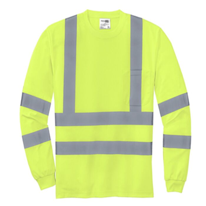 Ansi 107 Class 3 Long Sleeve Snag Resistant Reflective T Shirt Thumbnail