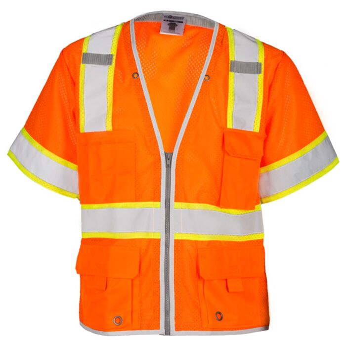 Class 3 Heavy Duty Vest- Orange Thumbnail