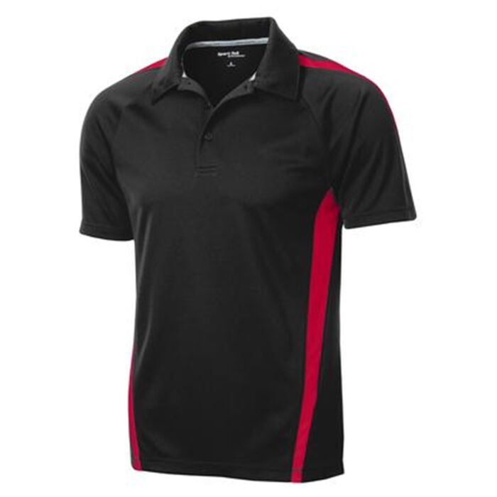 Sport Tek Micro Mesh Colorblock Polo ST685-W Micro Mesh Colorblock Polo Thumbnail