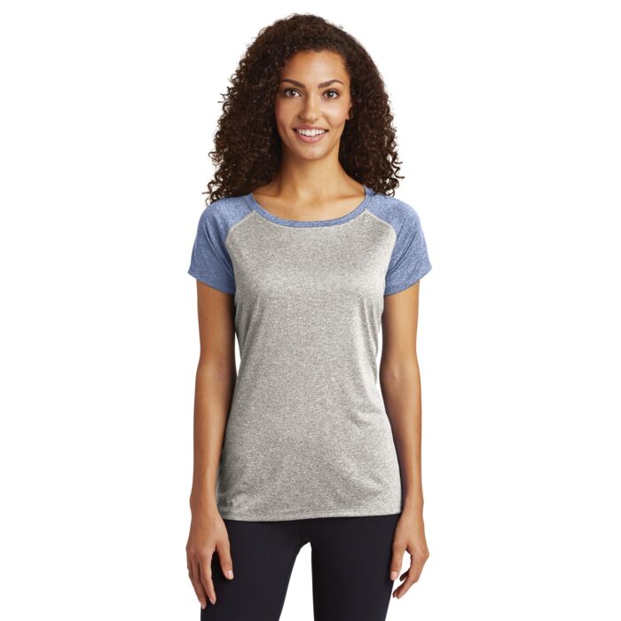 ® Ladies Heather On Heather Contender ™ Scoop Neck Tee Thumbnail