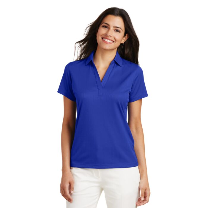 Ladies Performance Fine Jacquard Polo Thumbnail