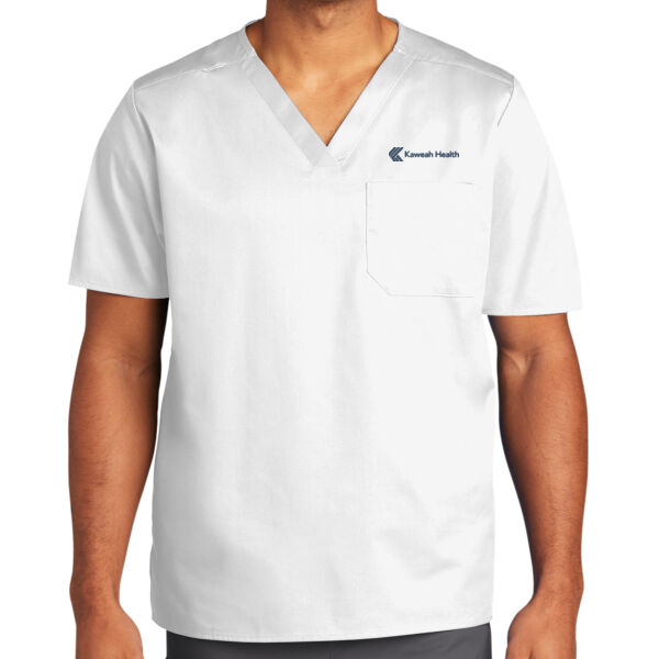 WonderWink Unisex WorkFlex Chest Pocket V-Neck Top Thumbnail