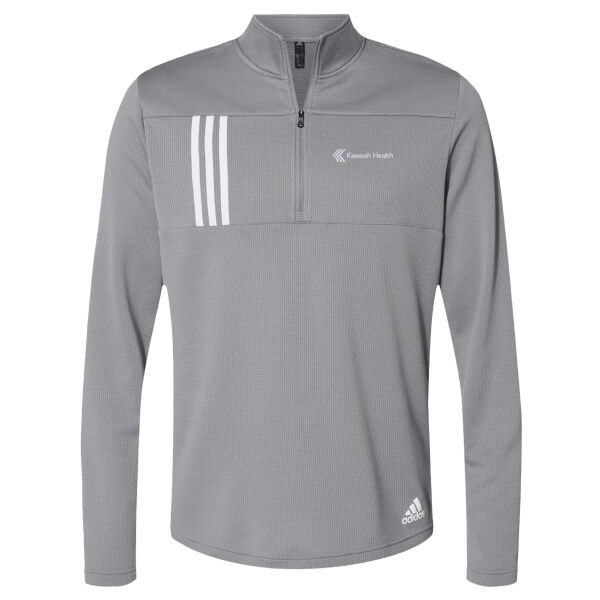 Adidas - 3-Stripes Double Knit Quarter-Zip Pullover Thumbnail