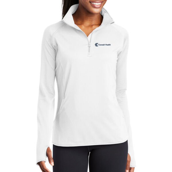 Sport-Tek® Ladies Sport-Wick® Stretch 1/2-Zip Pullover Thumbnail