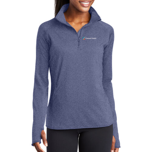 Sport-Tek® Ladies Sport-Wick® Stretch 1/2-Zip Pullover  Thumbnail